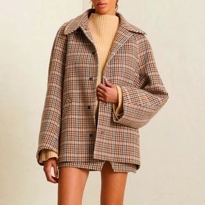 A.L.C. Lincoln Plaid coat NWT XS